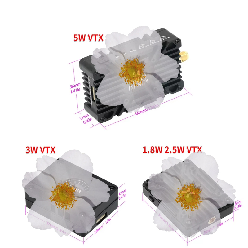 Foxeer Reaper Extreme 2.5W Vtx - 폭시어 리퍼 익스트림 V2 5.8GHz 3W